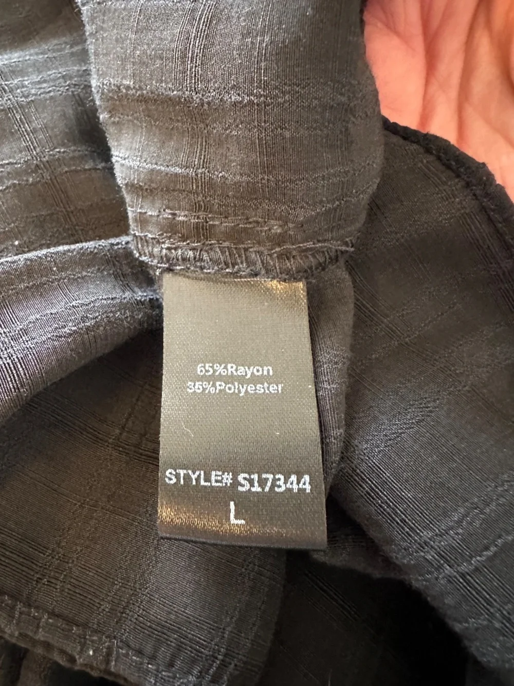 Mustard Seed Black Cottage Core Prairie Midi Dress | Size Large - Picture 8 of 8